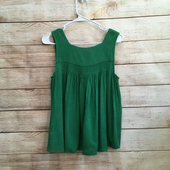 NEW WITH TAGS ANTHROPOLOGIE SEE U SOON TOP IN GREEN - Picture 6 of 7